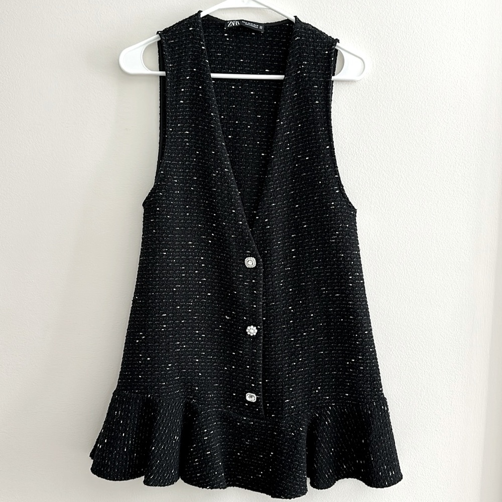 Zara knit overall dress